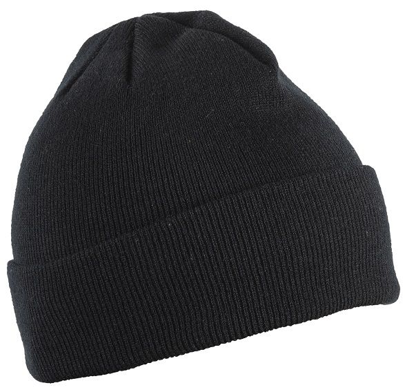 Müts kootud must suurus 57-61cm 5K473